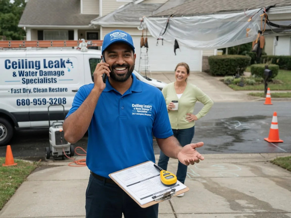 Ceiling Leak Cleanup Easton, WA FAQs